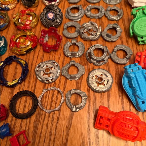 LARGE Beyblade Bulk Lot / Bundle Hasbro Parts & Pieces Circa 2017 Collectables